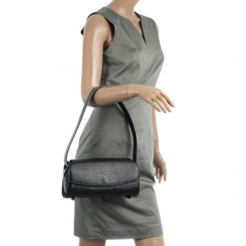 Louis Vuitton Black Epi Nocturne Shoulder Bag Timeless Elegance (Authentic)